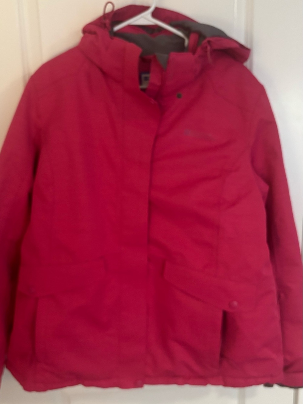 Women’s Hooded Insulated Pink Jacket